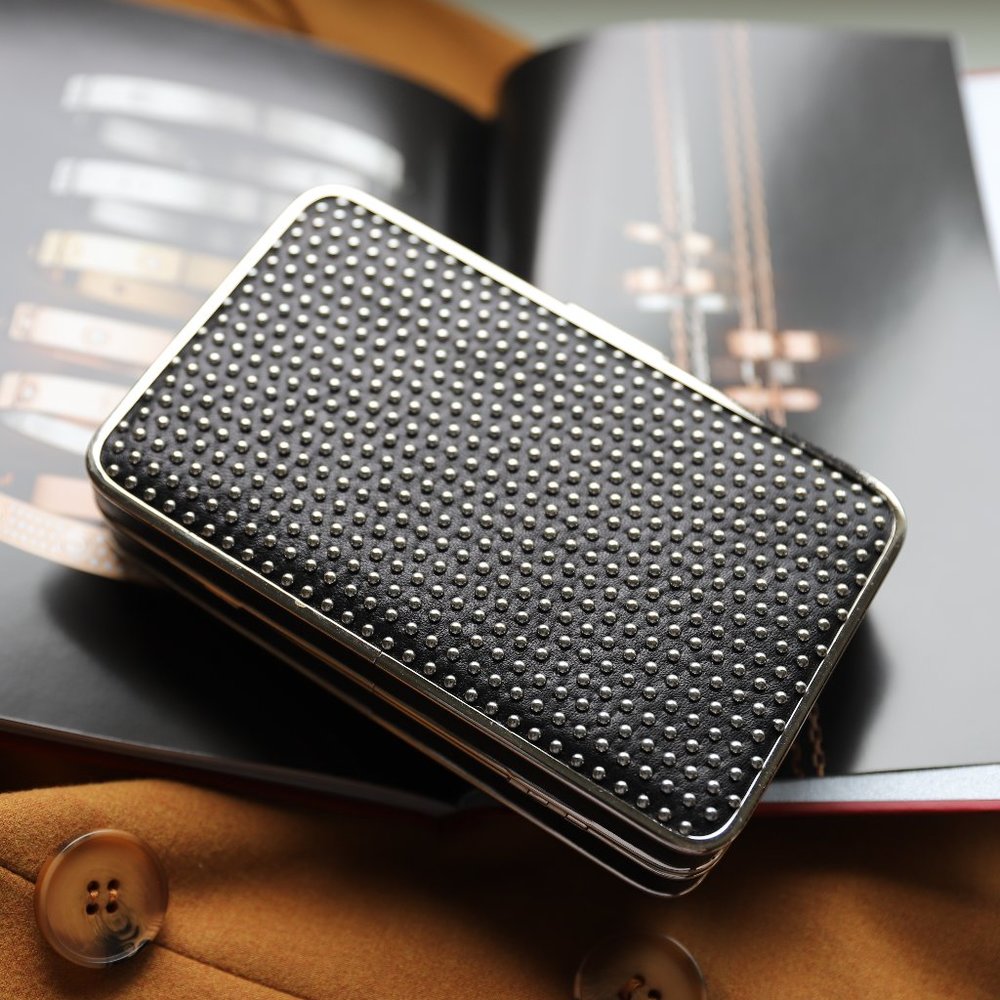 Boxy Studded Clutch bag by Michael Kors